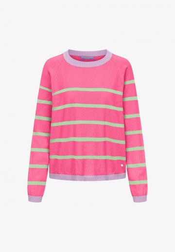 Пуловер в полоску