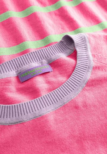 Пуловер в полоску