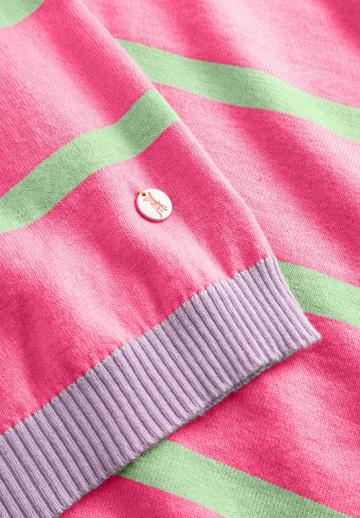 Пуловер в полоску