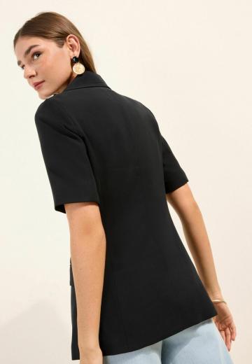 Длинный блейзер