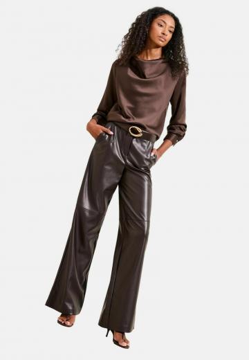 Атласная блузка