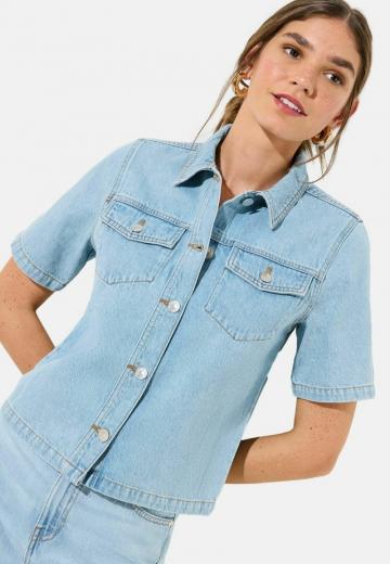 Джинсовая жилетка