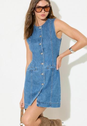 Джинсовый комбинезон