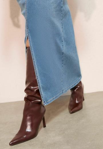 Юбка с накладными карманами