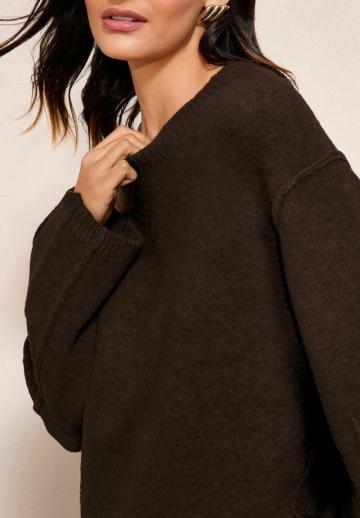 Длинный пуловер