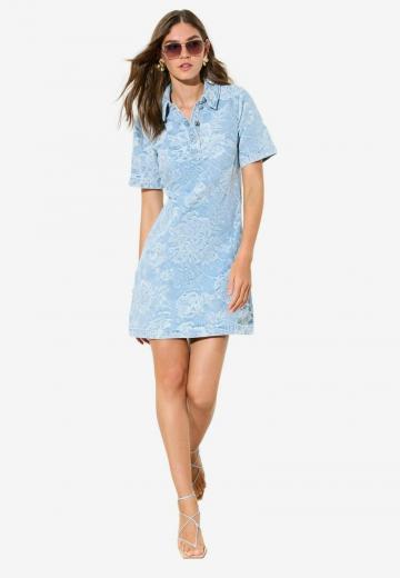 Джинсовое платье