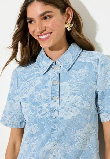 Джинсовое платье