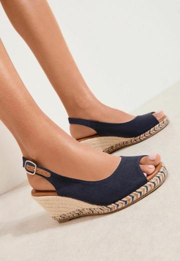 Туфли с открытым носом