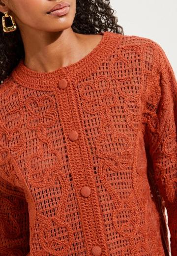 Вязаная кофта