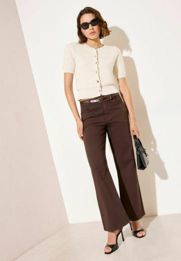 Жаккардовая вязаная кофта