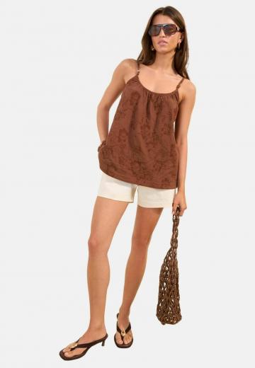 Топ на бретельках