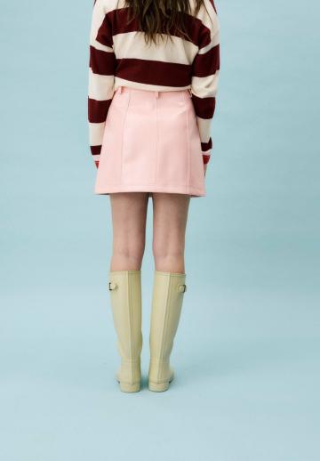 Кожаная юбка