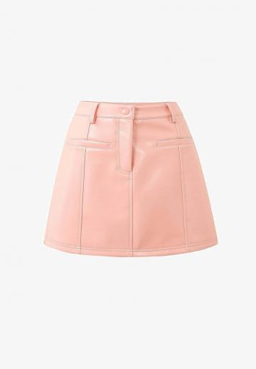 Кожаная юбка