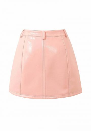 Кожаная юбка