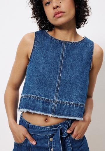 Джинсовый комбинезон