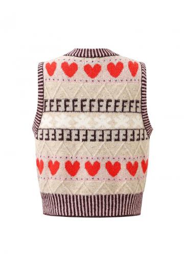 Пуловер без рукавов