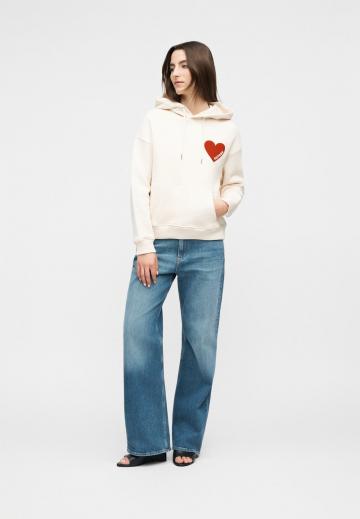 Пуловер с капюшоном