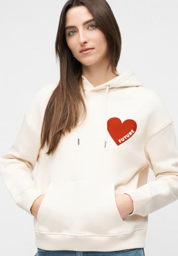 Пуловер с капюшоном