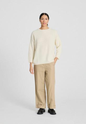 Пуловер с рукавом три четверти