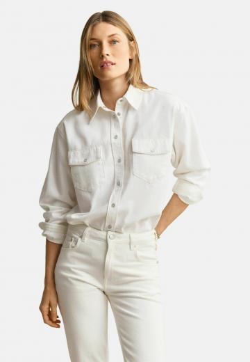 Джинсовая блузка