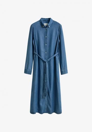 Джинсовое платье