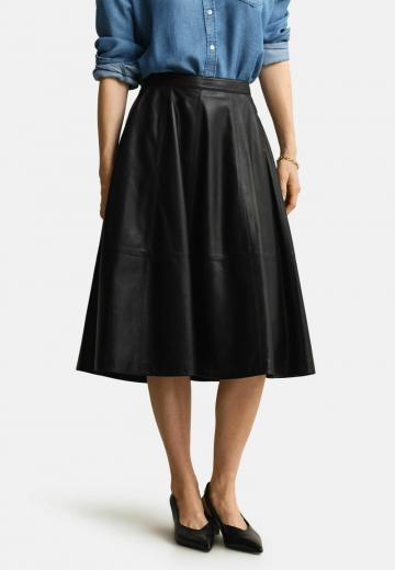 Кожаная юбка