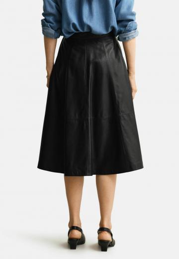 Кожаная юбка