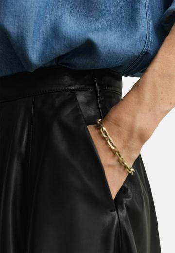 Кожаная юбка