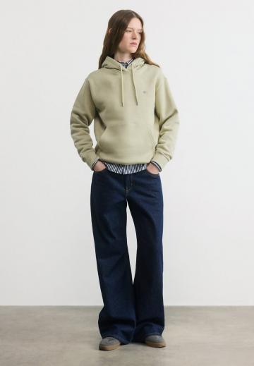 Пуловер с капюшоном