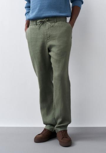 Льняные брюки