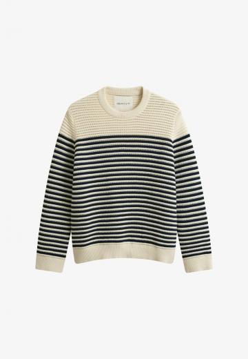 Пуловер в полоску