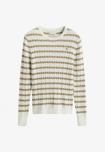 Пуловер в полоску