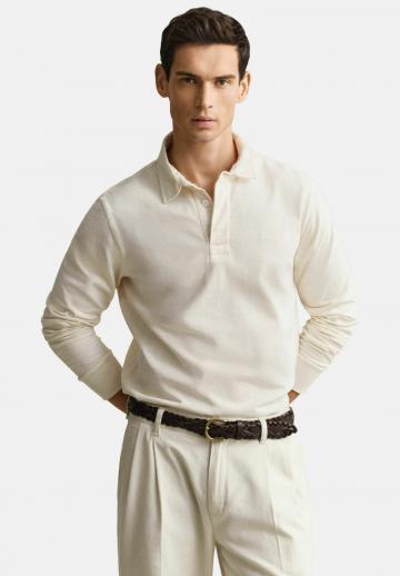 Поло с длинным рукавом