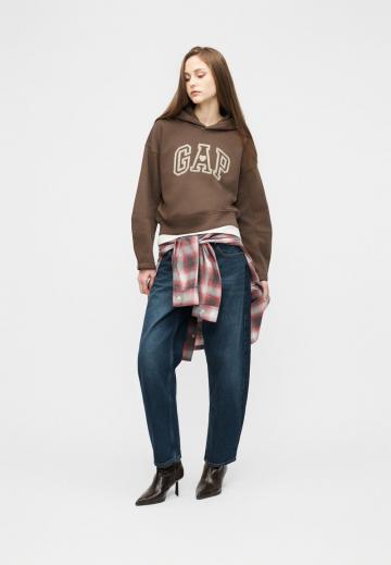 Пуловер с капюшоном