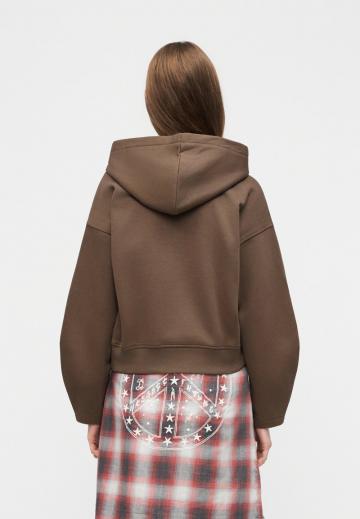 Пуловер с капюшоном