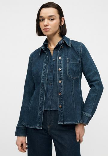Джинсовая блузка