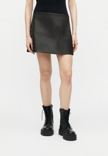 Кожаная юбка