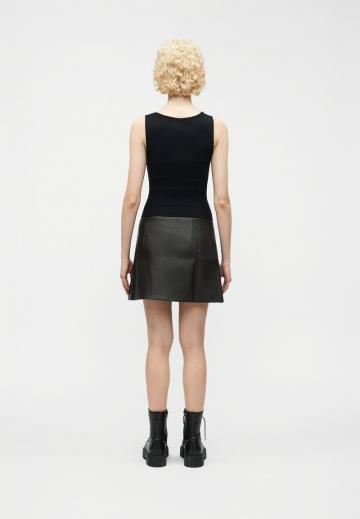Кожаная юбка