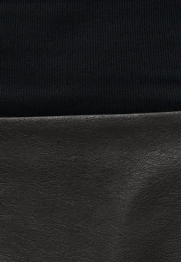 Кожаная юбка