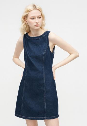 Джинсовое платье