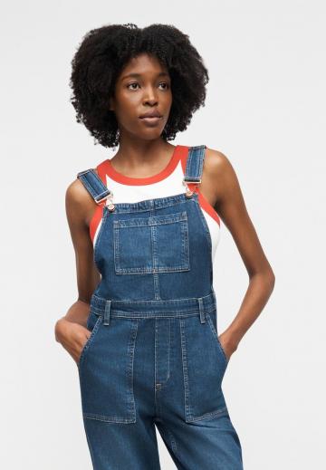 Джинсовый комбинезон
