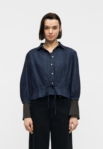 Джинсовая блузка