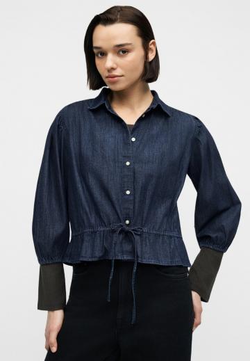 Джинсовая блузка