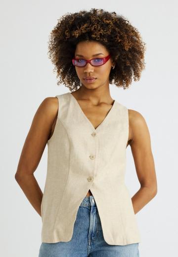 Джинсовая жилетка