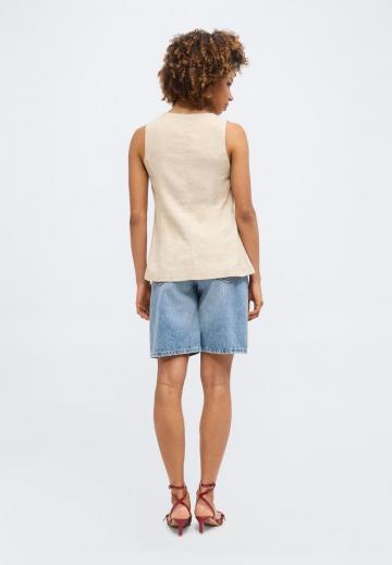 Джинсовая жилетка