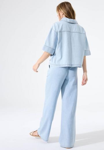 Джинсовая блузка