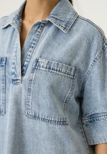 Джинсовое платье