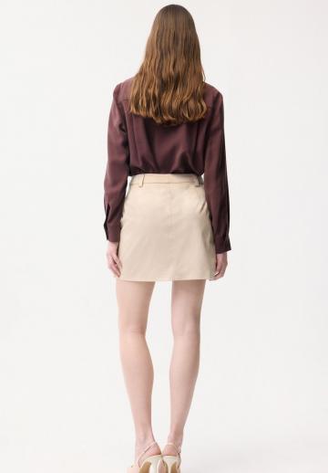 Юбка с накладными карманами