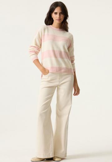 Пуловер в полоску