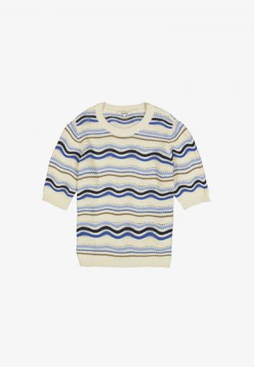 Пуловер с рукавом три четверти